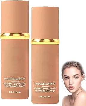 2 Pack Color Changing Foundation, 4 in 1 Full Coverage SPF50+ Flawless Foundation, Hypoallergenic on Amazon.ae - Price Tracker