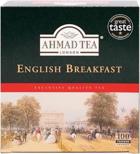 Ahmad Tea English Breakfast Tea, 100 Teabags on Amazon.ae - Price Tracker