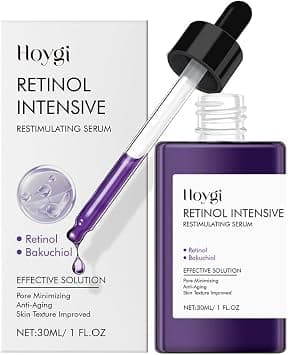 Hoygi Retinol Serum For Face - Hydrating & Anti-Aging, Shrink Pores & Reduce Wrinkles, Daily Care For All Skin Types, Collagen Serum on Amazon.ae - Price Tracker