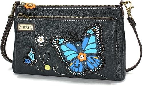 CHALA RFID Protected Vegan Leather Deluxe Crossbody Bag with Adjustable Straps on Amazon.ae - Price Tracker