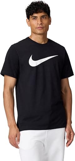 Nike mens M NSW TEE ICON SWOOSH T-Shirt - متتبع أسعار Amazon.sa