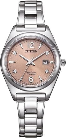 Citizen Women's Analogue Eco-Drive Watch with Titanium Strap EW2601-81Z on Amazon.ae - Price Tracker