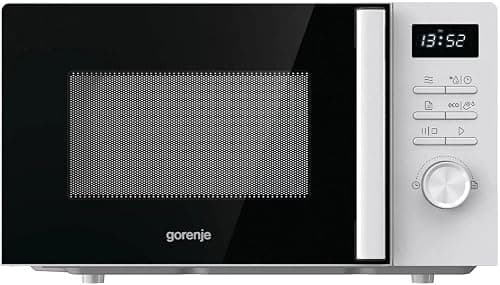 Gorenje Microwave MO20A3WH 20L 800W AquaClean Menu Automatic Touch Control LED Screen Defrost Function 5 Power Levels Child Safety Electronic White on Amazon.ae - Price Tracker