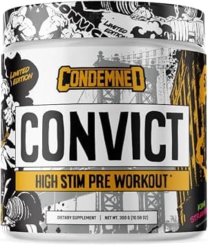 CONDEMNED CONVICT STIM PRE-WORKOUT KIWI STRAWBERRY on Amazon.ae - Price Tracker