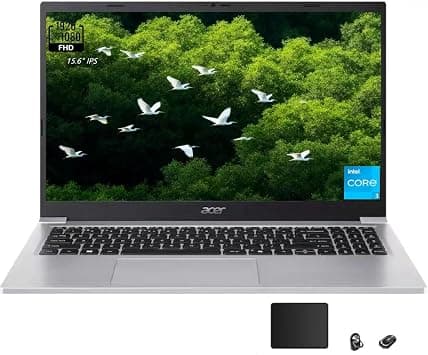 acer Aspire Lite 15 Laptop, 15.6" FHD(1920 x 1080) IPS Display, Intel 3 Series 1-N350, 8-core, Intel Graphics, 8GB Onboard, 128GB PCIe SSD, Windows 11 Home in S Mode, Light Silver, TWE Accessories on Amazon.ae - Price Tracker