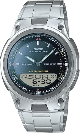 Casio Men's AW80-1AV Forester Ana-Digi Databank 10-Year Battery Watch on Amazon.sa - Price Tracker