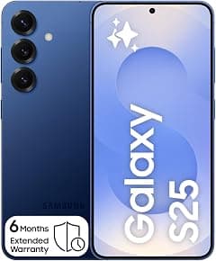 Samsung Galaxy S25 AI Phone, 256GB Storage, 12GB RAM, Navy, Android Smartphone, 50MP Camera, 6 Month Extended Manufacturer Warranty (KSA Version) - Amazon.sa Price Tracker