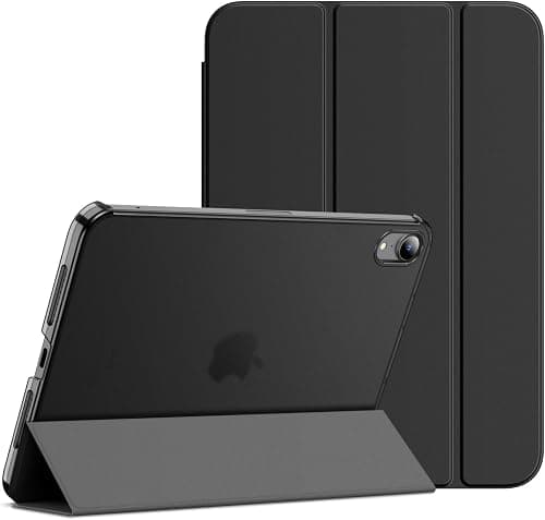 JETech Case for iPad mini A17 Pro/6th Gen (2024/2021), Black | Slim Translucent Back Design, Tri-Fold Stand, Auto Wake/Sleep, Lightweight Shockproof Cover on Amazon.ae - Price Tracker