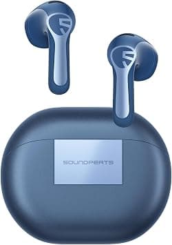 SOUNDPEATS Air6 HS BT 6.0 Wireless Earbuds, Semi-in-Ear Bluetooth Earphones with 13mm Triple-Magnet Bio-Composite Driver, LDAC & Hi-Res Audio, 45H Playtime, 4-Mic Noise Cancelling, IPX5 (blue) على Amazon.ae - متتبع الأسعار