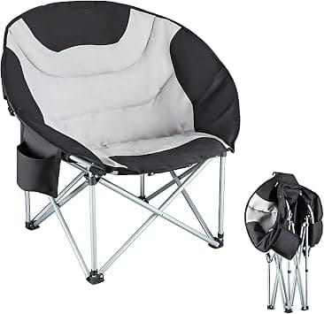 Foldable Moon Camping Chair – Portable Lounge Chair with Cup Holder, Folding Chair Outdoor on Amazon.ae - Price Tracker