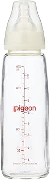 Pigeon Glass Nurser-Transparent Bottle, White/Clear, 240 ml on Amazon.ae - Price Tracker