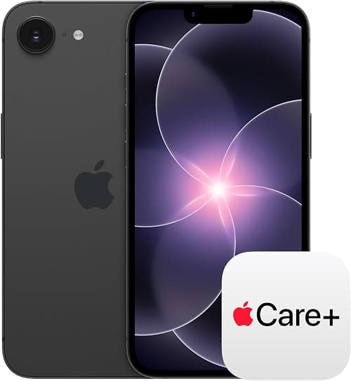 Apple iPhone 17e 256GB: 6.1-inch Super Retina XDR Display, A19 Chip, All-Day Battery Life, 48MP Fusion Camera; Black with AppleCare+ on Amazon.ae - Price Tracker