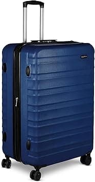 Amazon Basics Hardside Spinner Luggage-30-Inch (78cm), Material: ABS, Navy Blue on Amazon.ae - Price Tracker