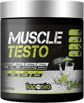 Laperva Muscle Testo Supplement | Boosts Muscle Strength, Recovery & Hydration | Electrolyte-Rich, Carb-Free, Vegetarian, Gluten-Free Pre/Post Workout Powder – (Mojito Flavor, 50 Servings) on Amazon.sa - Price Tracker