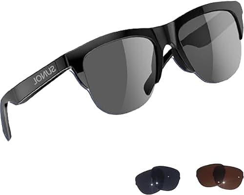 Smart Glasses Wireless Bluetooth Sunglasses Open Ear Music&Hands-Free Calling,for Men&Women,Dual Polarized Lenses,IP4 Waterproof,Connect Mobile Phones & Tablets, One Size on Amazon.ae - Price Tracker