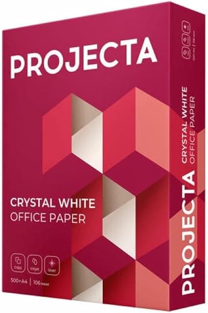 Projecta Ultra A4 Paper, 80 GSM Copy Paper (210mm x 297mm), 1 Ream (500 Sheets), Crystal White Office Paper,Made in Russia on Amazon.ae - Price Tracker