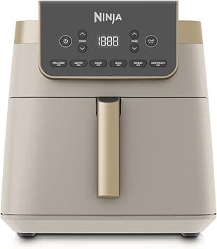 Ninja Air Fryer MAX PRO, 6.2L, Oil Free, Large Drawer, Roasting AF180EUSD | Bake, Frying, Family, Digital, Non-Stick, Dishwasher Safe Basket and Baking Tray, Stone/Gold on Amazon.ae - Price Tracker