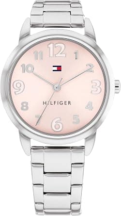 Tommy Hilfiger Girl Watch 1720045-3 Hands, Steel, 34 mm, Pink, 5 ATM on Amazon - Best Deal Finder