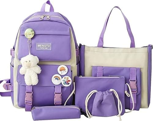 Jorunb School Bag,Kid Backpacks Set for Teenage Students Back على Amazon.ae - متتبع الأسعار