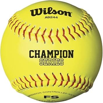 Wilson Sporting Goods A9244 Leather Softball (1 Dozen), 11-Inch, Optic Yellow (WTA9244BNFHSYR) on Amazon.ae - Price Tracker