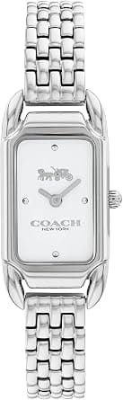 Coach Women's Silver White Dial Stainless Steel Watch - 14504035 on Amazon - Best Deal Finder