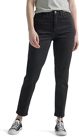Lee womens High Rise Mom Jean Jeans on Amazon.ae - Price Tracker