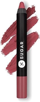 SUGAR Cosmetics Matte as Hell Crayon Lipsticks for Women | Lasts Up To 8+ Hours | Lip Crayon with Sharpener | 2.8gm - 23 Jessica Day on Amazon.ae - Price Tracker