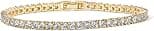 PAVOI 14K Gold Plated 3mm Cubic Zirconia Classic Tennis Bracelet | Gold Bracelets for Women | Size 6.5-7.5 Inch - Amazon.ae Price Tracker