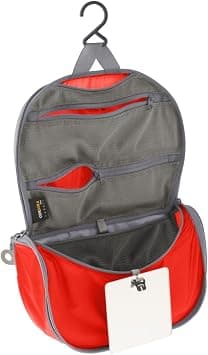 Sea to Summit TravellingLight Hanging Toiletry Bag, Travel Organiser for Men and Women, Small, Spicy Orange on Amazon - Best Deal Finder