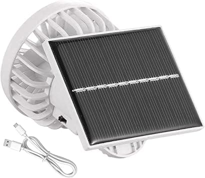 Fan Clip on - Electric Handheld Clip on Solar Fan,Portable Rechargeable Cooling Device Personal Handheld Camping Accessories for Travel, Desk & Table على Amazon.ae - متتبع الأسعار