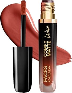FACESCANADA Comfy Matte Wow Liquid Lipstick Nude Nectar 08 3.8ml | One Swipe Application | Highly Pigmented | Comfortable Wear | Glides Smoothly | Long Lasting | Transferproof on Amazon.ae - Price Tracker