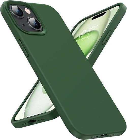 Case for iPhone 15 Green Slim Fit Soft Back TPU Cover Flexible Silicone Cover Matte for iPhone 15 by Emodil ® (Green) on Amazon - Best Deal Finder