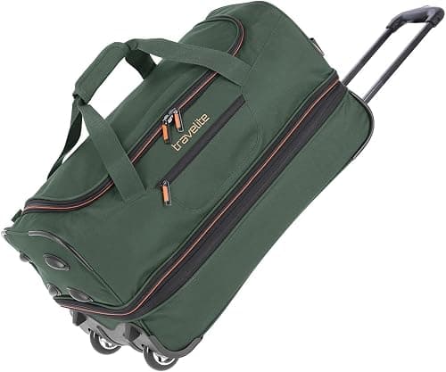 travelite Unisex Basics 55 Cm Wheeled Travel Bag - Dark Green Luggage Travel Bag with Wheels on Amazon - Best Deal Finder