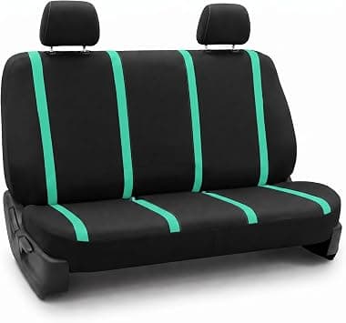 FH Group Car Seat Covers Rear Set Cloth - Car Seat Covers with Removable Headrest,Universal Fit,Automotive SeatCovers,Washable Car SeatCover for SUV,Sedan,Van Mint على Amazon.ae - متتبع الأسعار