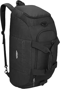 G4Free 40L/70L 3-Ways Sport Duffle Bag Backpack Gym Travel Weekender Overnight for Men Women with Shoe Compartment Waterproof Foldable Nylon on Amazon.ae - Price Tracker