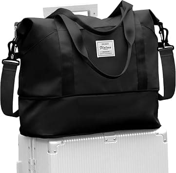SZLX Travel Duffel Bag Airline Approved Weekend Bag with Trolley Sleeve on Amazon - Best Deal Finder