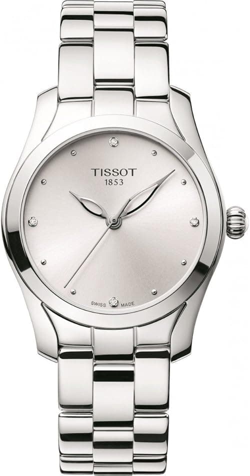 Tissot T1122101103600 T-Wave Diamond Silver Dial Women's Watch on Amazon.ae - Price Tracker