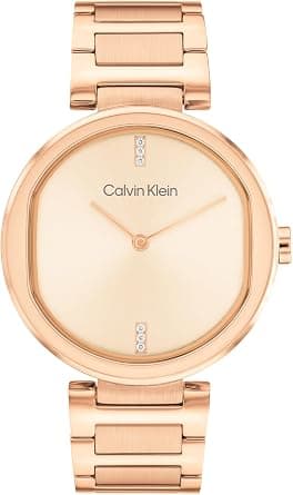 Calvin Klein Analogue Quartz Watch for Women Sensation Collection with Stainless Steel or Leather Bracelets on Amazon - Best Deal Finder