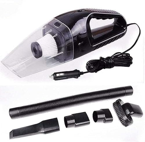HALAMODO 4000 PA Suction Portable Car Handheld Vacuum Dirt Cleaner Wet & Dry 12V 120W High Power Automotive Vehicle Auto Vac (Black) on Amazon - Best Deal Finder