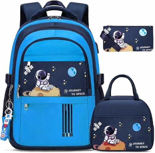 ACESAK Backpack for Boys - Kids Backpack with Lunch Bag - Bookbag Set for Kids Boys Girls Teens Elementary Middle School على Amazon.ae - متتبع الأسعار
