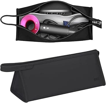HOGOOD Travel Storage bag compatible with Dyson Air Package Shaper, Curling Iron Hair Dryer Organizer (Black) Portable Travel Organizer on Amazon.ae - Price Tracker