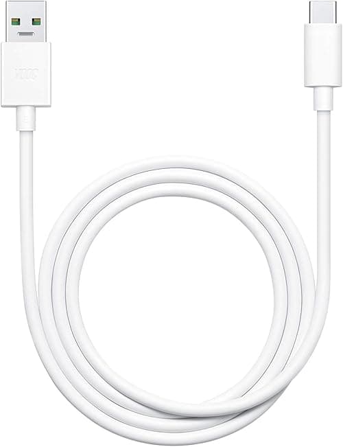 OPPO - SuperVooc USB Type C Cable, Ultra Fast Charging, 1 m - White on Amazon.ae - Price Tracker