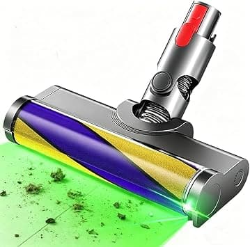 Updated Dust Detect Vacuum Attachments for Dyson V15 V11 V10 V8 V7 Cleaner, Hardwood Floor Head Soft Roller Brush Replacement Accessories Part with Optical Green Light–Enhanced Power, Speed, Lifespan - Amazon.sa Price Tracker