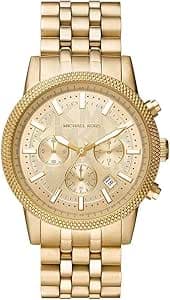 Michael Kors MK8953 Hutton Chronograph Gold-Tone Stainless Steel Watch on Amazon.ae - Price Tracker