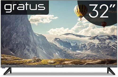 Gratus 32" Edgeless HD ready LED Smart TV, DVB T2/S2 Built-in receiver, Android 12, 2 USB, 2 HDMI, High Resolution, Superior Sound, Model- LT32A23H on Amazon.ae - Price Tracker