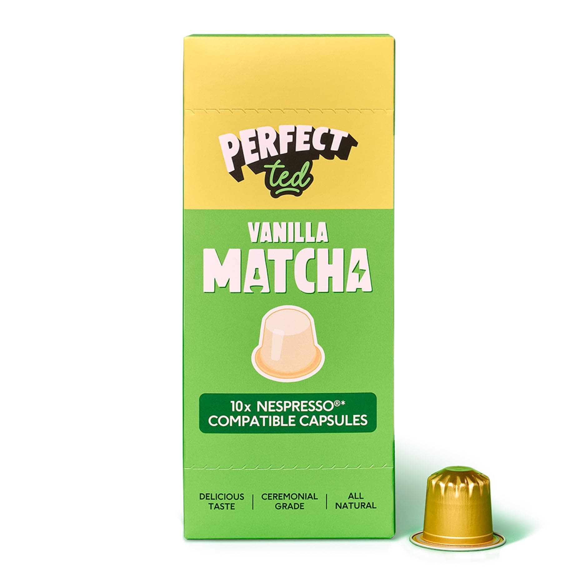 Perfect Matcha Vanilla Capsules Compatible with Nespresso, 10 Capsules on Amazon.ae - Price Tracker