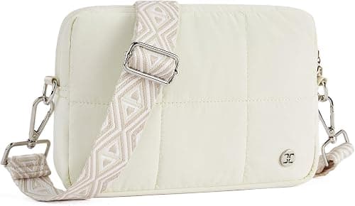 Telena Crossbody Bags for Women Crossbody Purse with Guitar Strap Lightweight Puffer Shoulder Bag for Travel على Amazon.ae - متتبع الأسعار