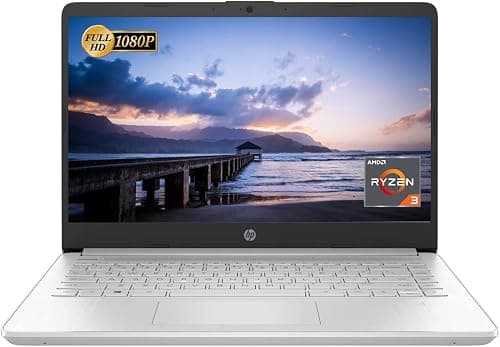 HP 14 Laptop, 14" FHD Display, AMD Ryzen 3 3250U Processor, 16GB DDR4 RAM, 512GB PCIe SSD, USB Type-C, Wi-Fi, Webcam, HDMI, Windows 11 Home, Silver on Amazon.ae - Price Tracker