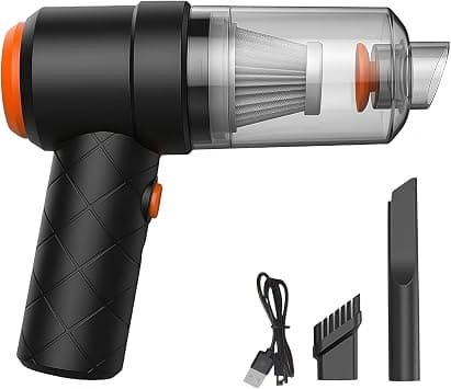 Car Vacuum Cleaners Handheld,Lightweight Cordless Mini Vacuum,High Power Washable Portable Mini Cleaner,Vehicle Upholstery & Interior Cleaning Supplies for Home,Office,Couch,Floor,Furniture&Crevice on Amazon.ae - Price Tracker