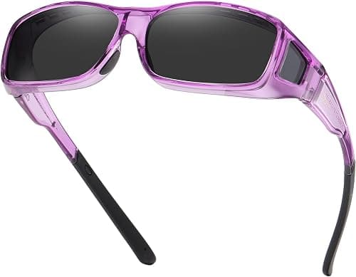 DUCO Polarized Wraparound Fitover Glasses Wear Over Sunglasses for Men Women UV Protection Sun Glasses 8954 on Amazon - Best Deal Finder